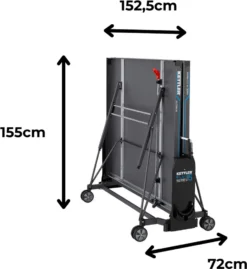 KETTLER Blue Series 5 Outdoor; TT-Tisch Outdoor, 5mm, Grau, Mit Netz -Globbervi Verkaufe 5ee3255159a4faf9e9eaf4f70cc30591