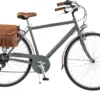 Via Veneto By Canellini Fahrrad Citybike Mann Stahl Mit Seitentaschen - Grau 54