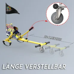 GeekMe Hoverboard Mit Sitz, 6.5 Zoll Hoverboards Mit Hoverkart,Go-Kart Mit Selbstausgleichender Elektroroller, Hoverboard Kinder Mit Bluetooth-Lautsprecher,LED,Geschenk Für Kinder Erwachsene -Globbervi Verkaufe 5f5dcd46565a6b7646a68d369dfa9832