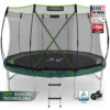 KINETIC SPORTS Federloses Trampolin 'Bungee Safety Elite' Für Kinder Und Erwachsene | Designed In Germany | Gartentrampolin Mit AirMAXX | 366 Cm