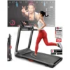 Sportstech FX300 Ultra Slim Laufband – Deutsches Qualitätsunternehmen - Video Events & Multiplayer APP, Riesen Lauffläche 51x122cm & Kein Aufbau, 16 Km/h,USB Ladeport, Pulsgurt Kompatibel