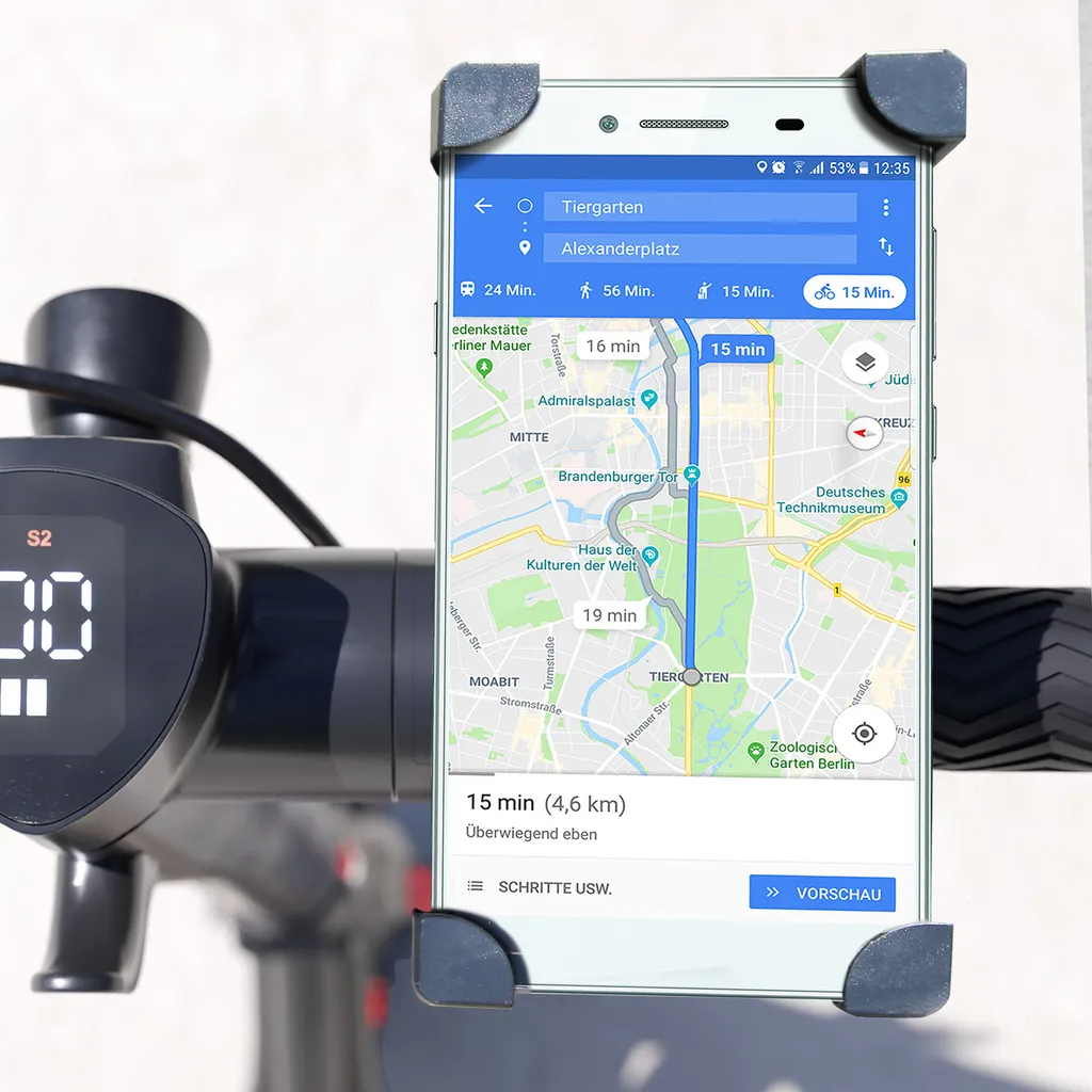 Elektro Scooter Mit Straßenzulassung ABE E-Scooter Aluminium Elektroroller EKFV Zulassung Faltbar Roller EScooter - Schwarz 8 Elektro Scooter Mit Straßenzulassung ABE E-Scooter Aluminium Elektroroller EKFV Zulassung Faltbar Roller EScooter - Schwarz – Bild 8