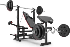 Hop-Sport Multifunktions Hantelbank HS-1075 Mit Latzugturm Kraftstation -Globbervi Verkaufe 639229e6f601b31e40f00feb1ca2effa