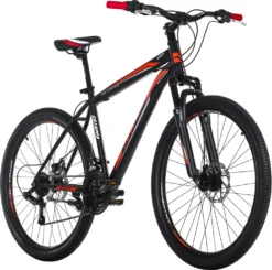 KS Cycling Mountainbike Hardtail 26 Zoll Catappa Schwarz-rot
