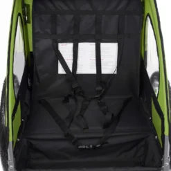 SAMAX Fahrradanhänger 2in1 Jogger - In Grün/Schwarz - Silver Frame -Globbervi Verkaufe 64163e97b9a00aa1f37ec1922dfd566e