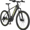 FISCHER E-Bike Pedelec Mountainbike MONTIS 5.0i, Rahmenhöhe 46 Cm, 29 Zoll, Akku 504 Wh, Mittelmotor, Kettenschaltung, Brose Display, Grau