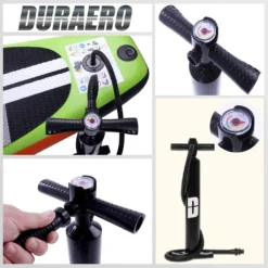 Stand Up Paddle Board SUP Board Set, 330x76x15cm, Bis 150kg, Kajak Sitz, Integrierte Kick-Pad, 3 Finnen, Verstellbares Doppel-Paddel, Komplettes Zubehör, Grün -Globbervi Verkaufe 6625479288c851c00b68bfe1b39ee8dd