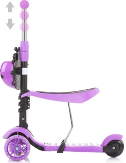 Chipolino Kinderroller, Rutscher Kiddy 2 In 1 Höhe Einstellbar 3 Räder Mit Licht Blau Lila -Globbervi Verkaufe 6959285a6fd7339cf1d5f51e3c152672