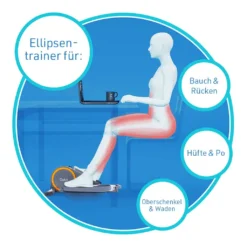 Cubii Go Seated Under Desk Elliptisch, Tragbar Mit Integrierten Rädern Und Einziehbarem Griff, Kompaktes Pedal-Fahrradtrainer Für Heim-Fitness, Beleuchtetes LCD-Display, Mobile App -Globbervi Verkaufe 69cb10772d1627456e1c462ff3001271