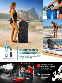 Messe-Neuheit 2020! Premium WBX SUP-Board Mit 2in1 Sichtfenster, Action-Cam Ready +9in1 Set, Deutsche Qualitätsmarke, Aufblasbares Stand Up Paddel Board, Wassersport Kajak Sitz, Paddling Surfbrett -Globbervi Verkaufe 69f25cd6d63b2b28682728d7214e14df