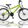 24 Zoll Fahrrad MTB Mit Beleuchtung Und SHIMANO 21-Gang FSTR Grün