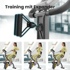 Hop-Sport 3-in-1 Fitness Heimtrainer Klappbar HS-3010x Grix - Fitnessfahrrad Mit Rückenlehne, Widerstandsbändern - Hometrainer Fahrrad Mit LCD-Display -Globbervi Verkaufe 6ae3c52b7430db864edf7f224eb215b9
