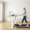 HOME FITNESS CODE Laufband, Tragbares Untertisch-Laufband, Schlankes Laufband Mit Fernbedienung Und LCD-Display Für Heimbüro, Fitnessstudio, Installationsfrei, X20E00H009