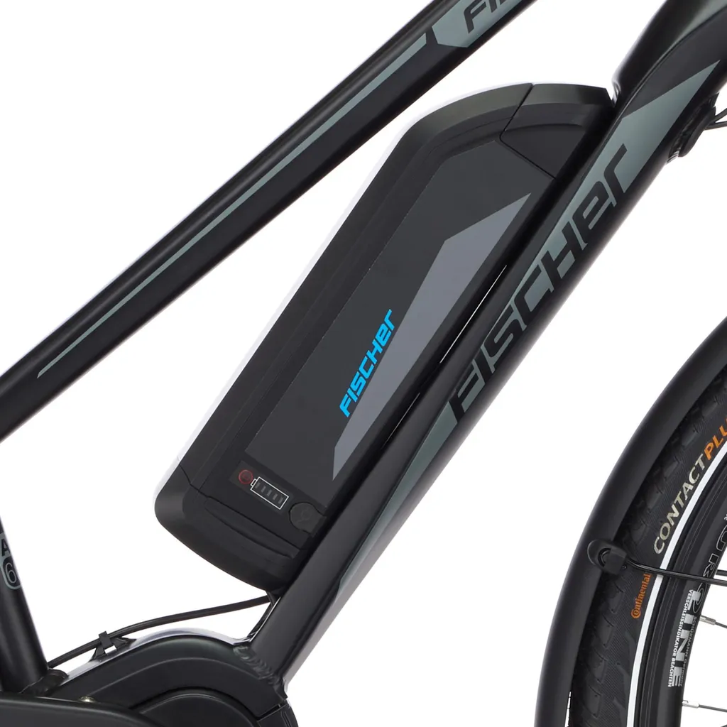 FISCHER E-Bike Pedelec Trekking VIATOR ETD 1861 Damen, Rahmenhöhe 44 Cm, 28 Zoll, Akku 557 Wh, Mittelmotor, Kettenschaltung, LCD Display, Schwarz 9 FISCHER E-Bike Pedelec Trekking VIATOR ETD 1861 Damen, Rahmenhöhe 44 Cm, 28 Zoll, Akku 557 Wh, Mittelmotor, Kettenschaltung, LCD Display, Schwarz – Bild 9