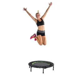 Tunturi Erwachsene Klappbares Fitness Trampolin Ø 104cm Mit Stange Und Randabdeckung / Jumping Fitness Trampolin / Rebounder -Globbervi Verkaufe 6d903fd55eedbd190fc12c5e24f89ef2