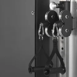 MAXXUS SmartGym H1 Kraftstation - Wandmontage, Doppelzugeinheit, Gewichtsplatten, 2 Handgriffe, 2 Kettenverlängerungen - Seilzug Turm, Kabelzug, Fitnessgerät, Kabelzug-Station, Latzugstation Zuhause -Globbervi Verkaufe 6f931ce7826d6efb73c60ba71ad54e1e