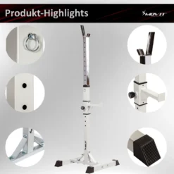 MOVIT® Squat Rack, Schwarz -Globbervi Verkaufe 6ff67cbc7b607425f23c1c5faaa9ade2