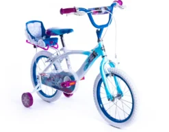 Huffy Disney Frozen 16 Zoll Fahrrad, Kinderfahrrad, Mädchenfahrrad, 5 Bis 7 Jahre, Blau