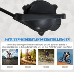 HOMCOM Rollentrainer Fahrradtrainer Heimtrainer Mit 8-Stufen-Widerstand Magnetbremse Für 650C, 700C/26"-29" Stahl Blau 77 X 56 X 47,5 Cm -Globbervi Verkaufe 709affc4d993f60a1ba5756edcd517b9