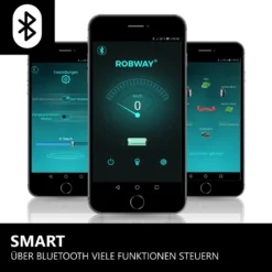 ROBWAY W1 Hoverboard Für Erwachsene & Kinder, 6.5 Zoll Self-Balance-Scooter, Bluetooth-App, 700 Watt Laserlight -Globbervi Verkaufe 70c8d4be52dd7b57b4e395a7cb196be5
