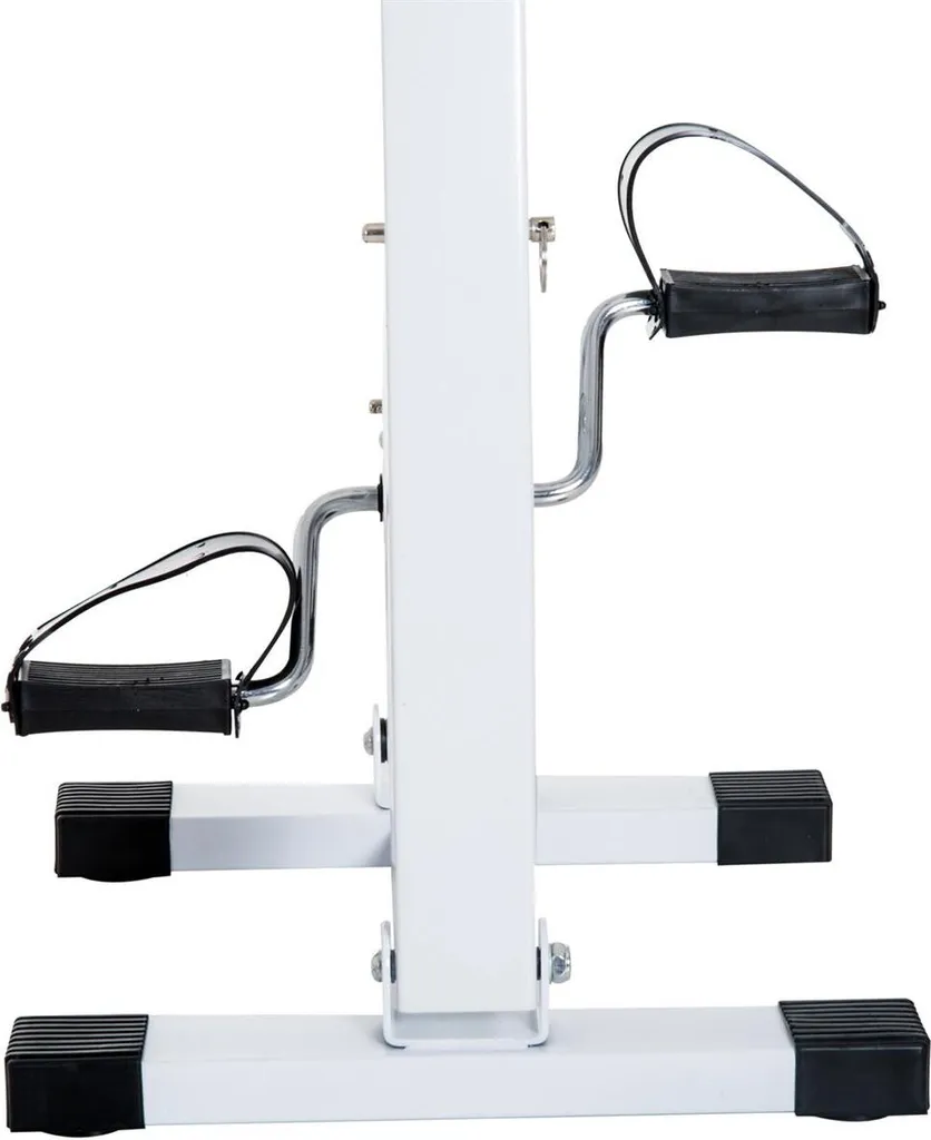 HOMCOM Heimtrainer Bewegungstrainer Pedaltrainer Für Senioren Stahl Weiß 40 X 42,5 X 100 Cm 9 HOMCOM Heimtrainer Bewegungstrainer Pedaltrainer Für Senioren Stahl Weiß 40 X 42,5 X 100 Cm – Bild 9