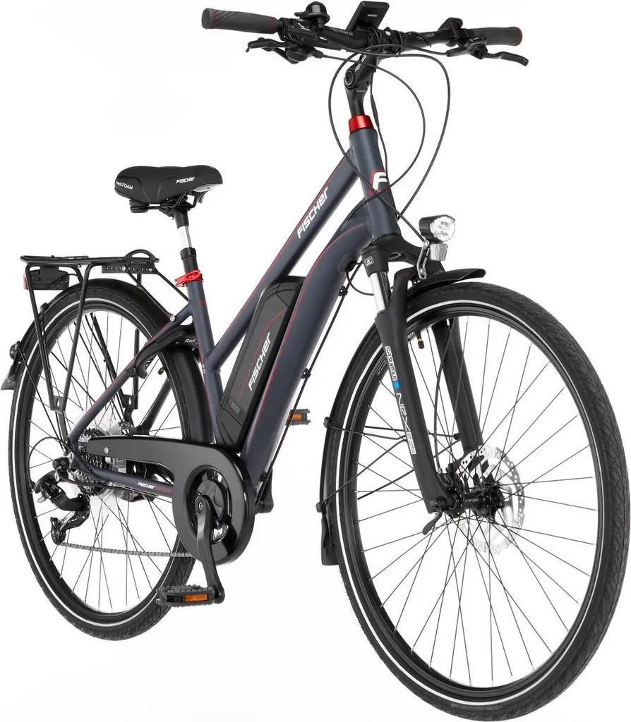 FISCHER E-Bike Pedelec Trekking VIATOR 2.0 Damen, Rahmenhöhe 44 Cm, 28 Zoll, Akku 557 Wh, Hinterradmotor, Kettenschaltung, LCD Display, Anthrazit 3 FISCHER E-Bike Pedelec Trekking VIATOR 2.0 Damen, Rahmenhöhe 44 Cm, 28 Zoll, Akku 557 Wh, Hinterradmotor, Kettenschaltung, LCD Display, Anthrazit – Bild 3