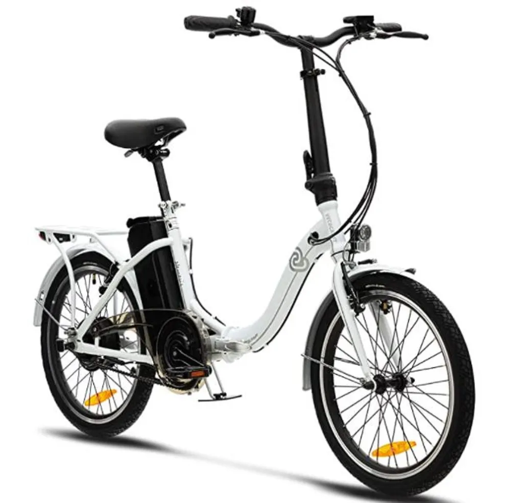VecoCraft Nemesis City E-bike Faltrad Weiß 7,8 Ah 1 VecoCraft Nemesis City E-bike Faltrad Weiß 7,8 Ah