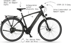 FISCHER E-Bike Pedelec Trekking VIATOR 6.0i Herren, Rahmenhöhe 55 Cm, 28 Zoll, Akku 504 Wh, Mittelmotor, Kettenschaltung, Brose Display, Schwarz -Globbervi Verkaufe 7353a47ba1fba2acb7a5f9ee528fc281