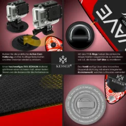 KESSER® SUP Board Aufblasbar Set Mit Sichtfenster Stand Up Paddle Board Premium Surfboard Wassersport | 6 Zoll Dick | Komplettes Zubehör | 130kg , Farbe:(AQUA) Rot 320CM -Globbervi Verkaufe 736bf4937b23f5c6a5ab9e217c2ba238