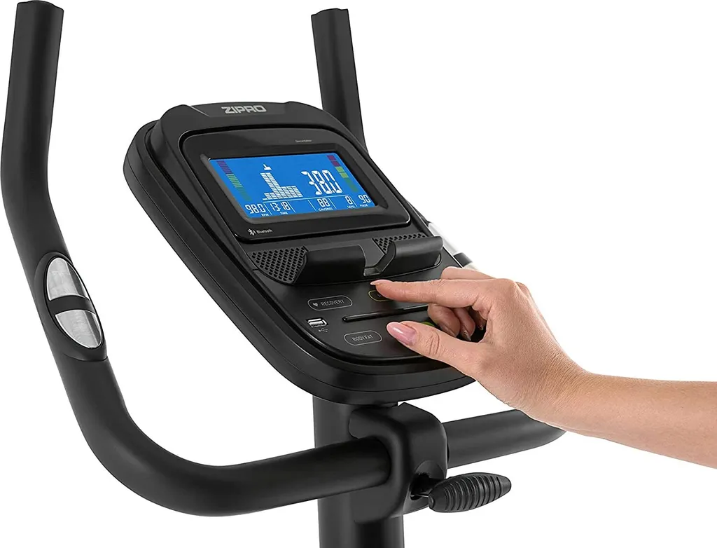 Zipro Erwachsene Magnetisches Fitnessbike Heimtrainer Flame Mit IConsole, Schwarz, One Size, Einheitsgröße 18 Zipro Erwachsene Magnetisches Fitnessbike Heimtrainer Flame Mit IConsole, Schwarz, One Size, Einheitsgröße – Bild 18