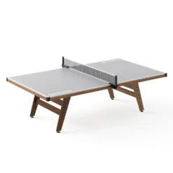 Sportime Tischtennisplatte "Timber", Grau-Braun