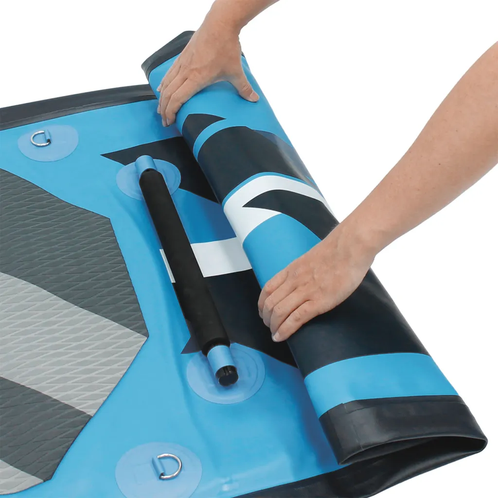 ECD Germany Aufblasbares Stand Up Paddle Board Mit Kajak Sitz | 320x82x15 Cm | Blau | Aus PVC | Bis 120kg | Inkl. Pumpe Tragetasche Zubehör | SUP Board Paddling Board Paddelboard Surfboard Sitzfunktion 3 ECD Germany Aufblasbares Stand Up Paddle Board Mit Kajak Sitz | 320x82x15 Cm | Blau | Aus PVC | Bis 120kg | Inkl. Pumpe Tragetasche Zubehör | SUP Board Paddling Board Paddelboard Surfboard Sitzfunktion – Bild 3