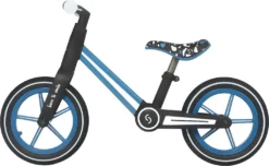 Skiddoü Laufrad Ronny 12 Zoll Räder Aluminium-Rahme Höhenverstellbar Lenkradschloss Balance Bike Einheitsgröße Retro Design Blau -Globbervi Verkaufe 75a431361a123b8396ef4455f7955e91