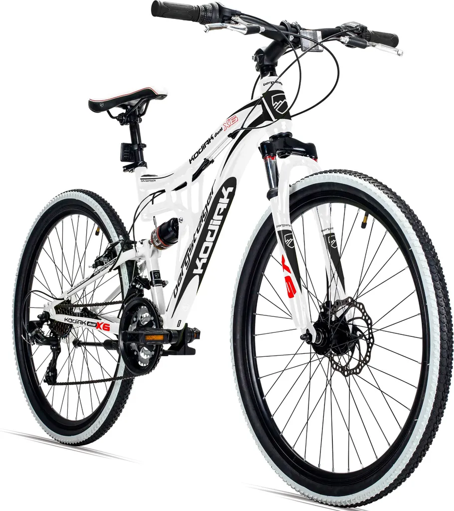 Bergsteiger Kodiak 24 Zoll Kinderfahrrad, Geeignet Für 8, 9, 10, 11 Jahre, Scheibenbremse, Shimano 21 Gang-Schaltung, Mountainbike Mit Vollfederung, Jungen-Fahrrad 1 Bergsteiger Kodiak 24 Zoll Kinderfahrrad, Geeignet Für 8, 9, 10, 11 Jahre, Scheibenbremse, Shimano 21 Gang-Schaltung, Mountainbike Mit Vollfederung, Jungen-Fahrrad