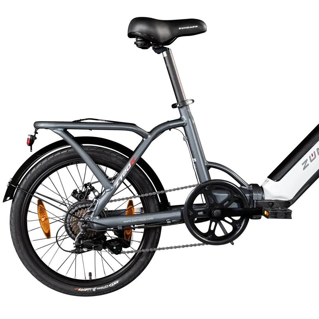 Zündapp ZT20R Ebike Klapprad Für Erwachsene 145 - 185 Cm Pedelec Für Damen Und Herren 20 Zoll Mit 6 Gängen Elektro Bike Faltrad 4 Zündapp ZT20R Ebike Klapprad Für Erwachsene 145 - 185 Cm Pedelec Für Damen Und Herren 20 Zoll Mit 6 Gängen Elektro Bike Faltrad – Bild 4