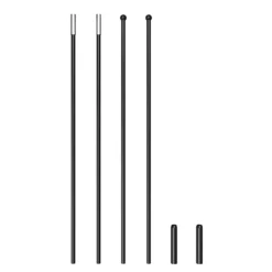 KINETIC SPORTS Ersatz Fiberglas-Netzstangen Komplett-Set 2 Stück | Ersatzteil Für Premium Gartentrampoline "Ultimate Pro" Und "Bungee Safety Elite" | Fiberglasstange Ø 16 Mm | 2er Set