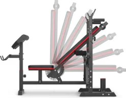 Hop-Sport Multifunktions Hantelbank HS-1075 Mit Latzugturm Kraftstation -Globbervi Verkaufe 772a900a6e674411c46b76bc71f50234