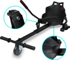 Fiqops Hoverboard Hoverboards Sitz Hoverkart Sitzscooter Für 6,5 , 8,5 Und 10 Zoll Hoverboards Schwarz Kart-Erweiterung -Globbervi Verkaufe 77cc76bc2de4da644836061b7e3deee9