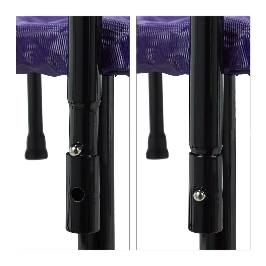 Relaxdays Trampolin Faltbar Mit Haltestange 6 Relaxdays Trampolin Faltbar Mit Haltestange – Bild 6