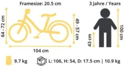 LÖWENRAD Kinder Fahrrad Ab 3-4 Jahre, 14 Zoll Rad, Berry -Globbervi Verkaufe 784b3ae7fb942b7af022326f0c3a2242