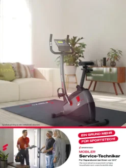 Bodenschutzmatte In Der Größe: 2000 X 1000 X 6 Mm Für Fitnessgeräte Heimtrainer – Sport Multifunktionsmatte, Fitnessmatte In Schwarz Für Mehr Stabilität, Schützt Den Boden, Übungsmatte Für Yoga, Pilates -Globbervi Verkaufe 78706e70b2936ead79828fceff74140a