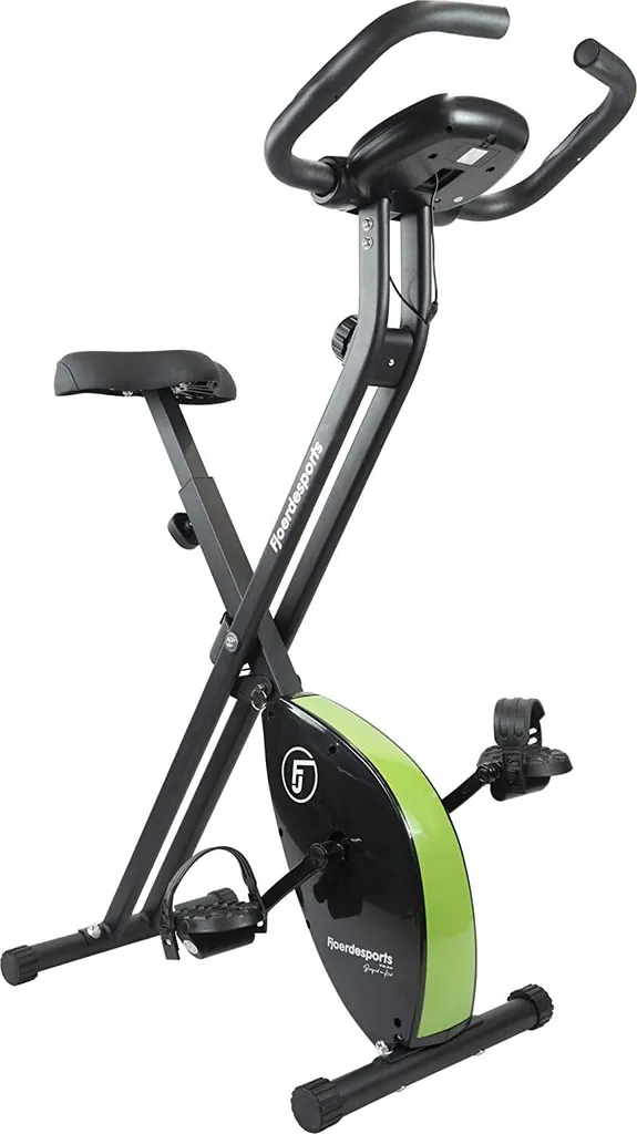 Fjoerdesports Heimtrainer Klappbar Fitnessfahrrad Ergometer Bike Handpulssensor Trimmrad Faltbar Training Für Zu Hause Mit Trainingscomputer Und Handpulssensor Grün/schwarz 1 Fjoerdesports Heimtrainer Klappbar Fitnessfahrrad Ergometer Bike Handpulssensor Trimmrad Faltbar Training Für Zu Hause Mit Trainingscomputer Und Handpulssensor Grün/schwarz