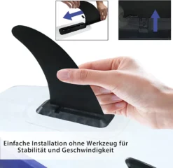 UISEBRT Stand Up Paddle Board Aufblasbare SUP Board Set Max Ladegewicht Bis Ca. 115 Kg ( 305x75x15cm ) -Globbervi Verkaufe 794529fb183359713643b2b684ed5ccb