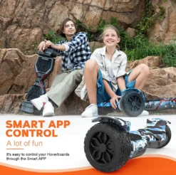 Hoverboards 8,5" Mit Sitz, Hoverboards Mit APP, Bluetooth Lautsprecher, LED Lichter, Hoverboards Für Jugendliche Und Erwachsene Geburtstagsgeschenke -Globbervi Verkaufe 79815c35c8ed1721de2b7b51375cef91