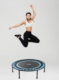 Indoor Fitness-Trampolin Rund 102 Cm Leise Bungee Gummiseil-Federung Bis 100kg -Globbervi Verkaufe 7a666af0feac9d1bf755994c7043bdea