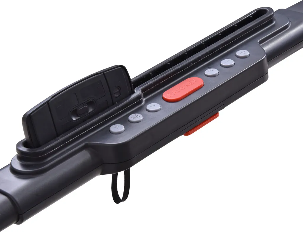 HOMCOM Elektrisches Laufband Mit LCD Display, Faltbares Fitnessgerät, 1-10 Km/h, Stahl, Schwarz, 70 X 128 X 116 Cm 9 HOMCOM Elektrisches Laufband Mit LCD Display, Faltbares Fitnessgerät, 1-10 Km/h, Stahl, Schwarz, 70 X 128 X 116 Cm – Bild 9