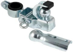 Mirage Fahrradanhängerkupplung Stahl Silber