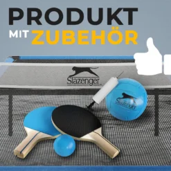 Slazenger Tischtennisplatte Spyder Air - 240 X 120 X 63,5 CM - Leicht Und Kompakt - Mehrere Spiele - Ping Pong Und Tischtennis -Globbervi Verkaufe 7b8a6a1f2f5edd9e5ab6e989b30d46b7