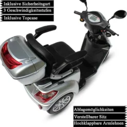 ECO ENGEL 501 Silber Mit Li-lo Akku 20 Ah, 25 Km/h 1000 Watt Senioren Roller Seniorenmobil Elektromobil -Globbervi Verkaufe 7bc08c143900f5906ebd560ea20922fc