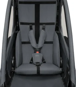 Qeridoo QUPA 1 Kinderfahrradanhänger, Farbe:grey -Globbervi Verkaufe 7c49682169de639b465675a02ad2a408